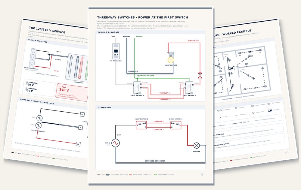 U.S. Residential Wiring Diagrams — sample plates